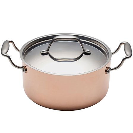 Blomsterbergs Blomsterbergs Gryde med låg 3 liter, kobber - Kobber / rustfrit stål | KitchenOne