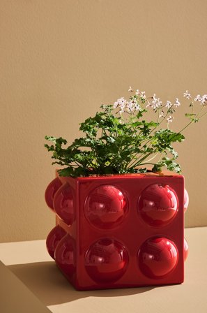 Pastill - Boo potte - Rød - Urtepotteskjulere & vaser - Fra Homeroom