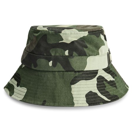 Lacuna | Camouflage Cotton Bucket Hat for Men - Bucket hats