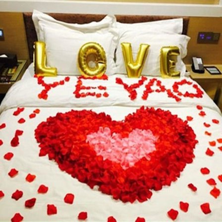 1000 Silke Roseblader Kunstige Roser Smakløse Simulering (FMY)