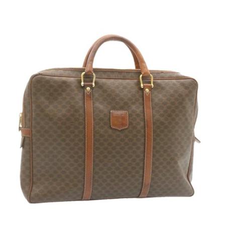 Celine Vintage, Pre-owned Leather Handbag Bruin, Dames, Maat:ONE Size,leer