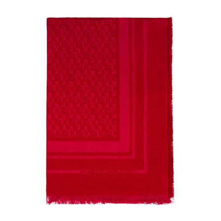 Elisabetta Franchi Winter Scarves röd, Dam Sjalar, Dam, Storlek: ONE SIZE