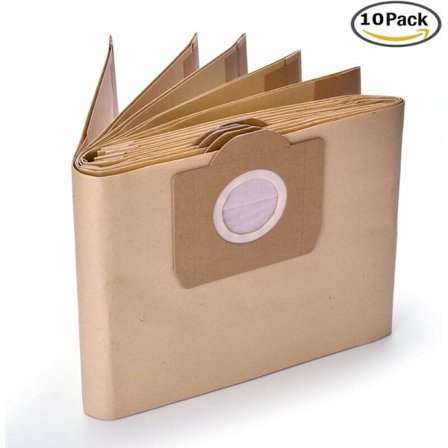 10 kpl 6.959-130.0 Paperipölypussi A 2201/2204/2504 Kärcher WD3 WD3P Märkä- ja kuivaimuriin, korvaava