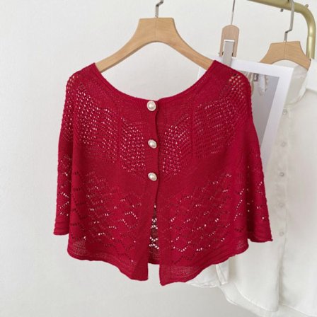 Strikket sjal korssjal 1 1