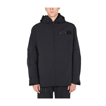 Alexander McQueen, Flash Protection Nylon Jacket Zwart, Heren, Maat:S