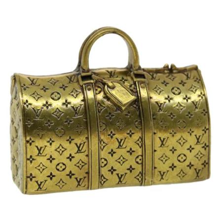 Louis Vuitton Vintage, Pre-owned Metalhome-office Geel, unisex, Maat:ONE Size