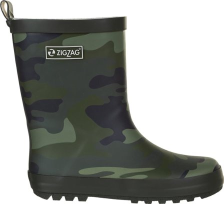 Zig Zag Gemus Kids Rubber Boot Children wellington boots Green 34