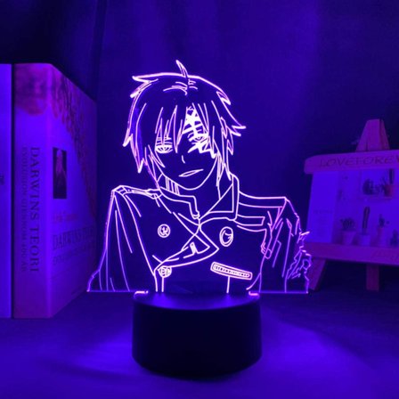 Anime 3D-lampa nattlampa 3D nattlampa lampa Allen Walker F