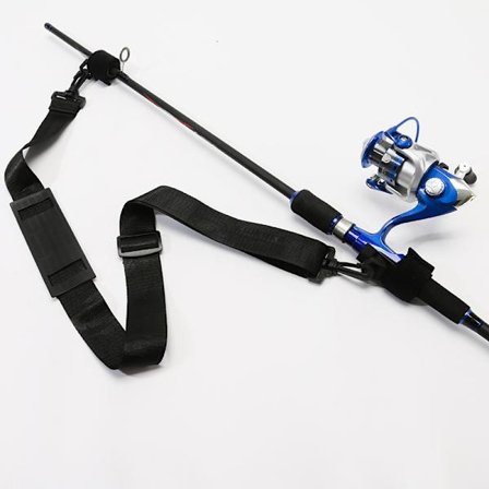 1 stk Fiskebånd Fiskestang med Holder, Fiskestang Fiskebånd