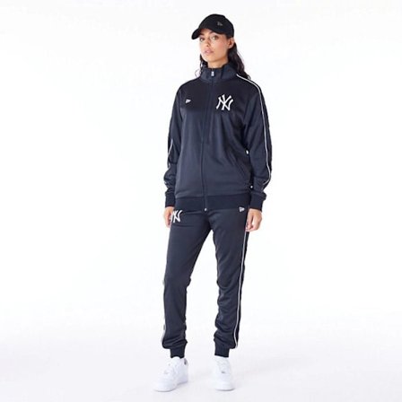 Träningsjacka - New Era - New York Yankees - Svart - Långa ärmar - Unisex