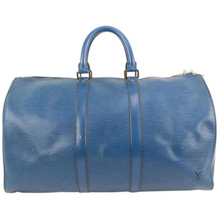 Louis Vuitton Vintage, Pre-owned Leather louis-vuitton-bags Blauw, Dames, Maat:ONE Size