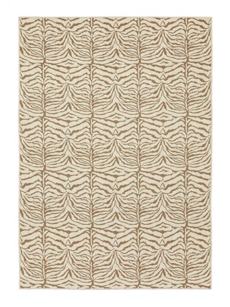 Waschbar Felina Teppich - Braun/Weiß 160X230