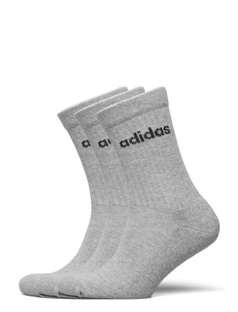Half-Cushi D Crew Socks 3 Pairs Underwear Socks Regular Socks Grå Adidas Performance