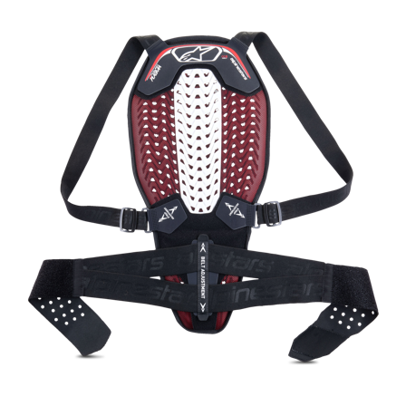 Paraschiena Alpinestars Nucleon Plasma Nero-Bianco-Rosso L