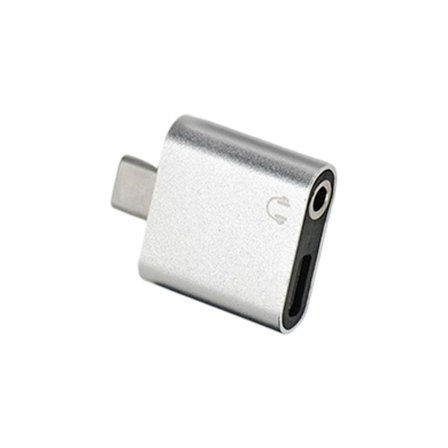 USB C til 3,5 mm adapter i aluminiumslegering, USB C til 3,5 mm konvertere