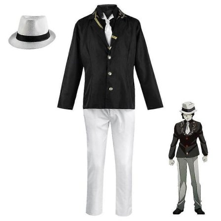 2023 Anime Kibutsuji Muzan Cosplay -asu Demon Slayer Cosplay -hattu -univormut Kibutsuji Muzan -asut Halloween-juhlasetti