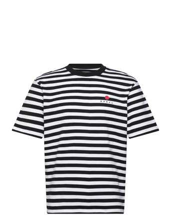 Edwin Regular Striped T-Shir - Black - L