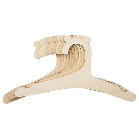 10 stk Baby Kreativ Bøjle Stativ Baby Træ Bøjler_Overraskelsesgave