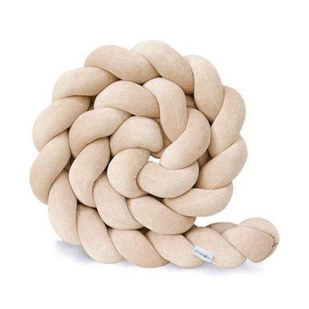 Sengestød, Nyfødt Baby, Ideel Rejseseng, Baby Fløjlspude, Beige, 2M