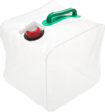 BRIV 81-780091 Vannbeholder 10 l, sammenleggbar, med kran, Matlaging & griller
