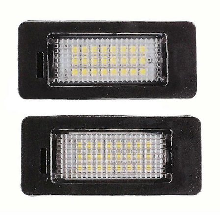 St/set Bil Baglucka Led Registreringsskylt Lampor 24 Leds Lampa För Bmw E39 E60 E90 X