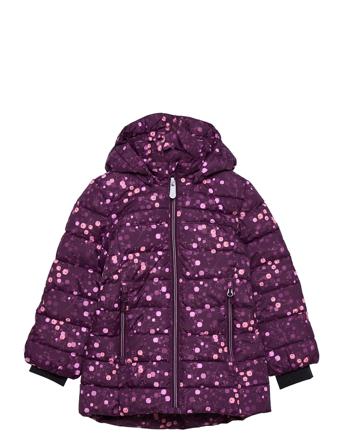 Jacket Quilted, Aop, Af 8.000 Purple Color Kids