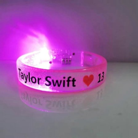 Taylor Swift Support Armbånd Taylor Swift Lysende Support Lysstav Tour Film Event Supportpink Armbånd