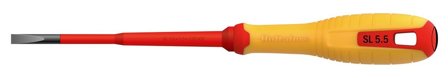Hultafors 445095 Skrutrekker for sporskruer, isolert 1000 volt SL 1,0x5,5x125 VDE, Håndverktøy