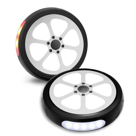 Intelligent LED-belysning for barnevogn, varselsignal for utendørskjøring om natten