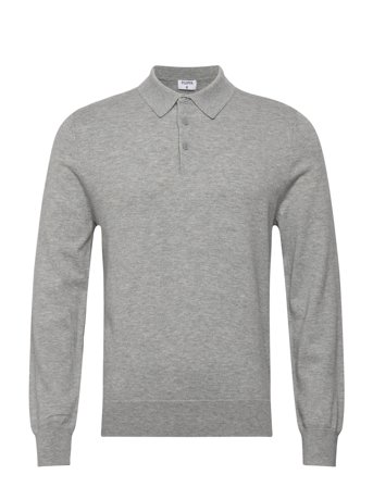 Filippa K Knitted Polo Shirt - Grey - S