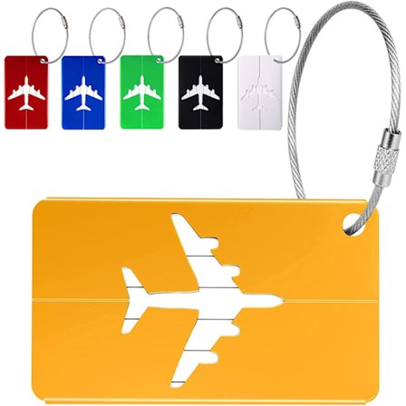 Bagageetikett, Flygplansväskans Etiketter, 6-delad Aluminiumlegering Kostym