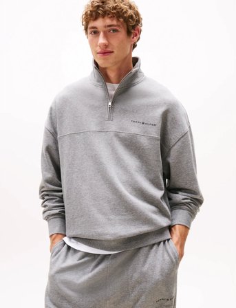 Tommy Hilfiger Half Zip - Grey - M