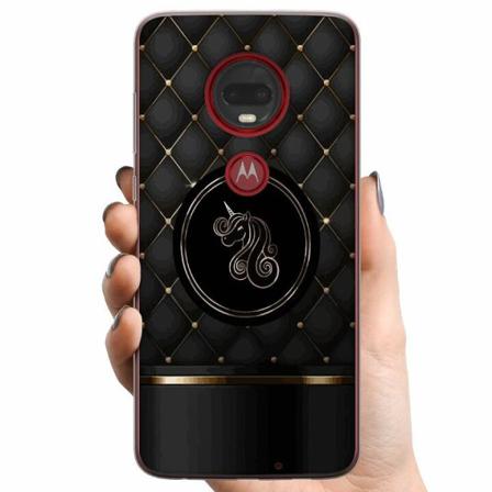 Motorola Moto G7 Plus Tpu Mobilskal Luxury Unicorn