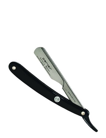 Parker Parker Ptb - Black Abs Handle Push Type Barber/Straight Razor - Black - ONE SIZE