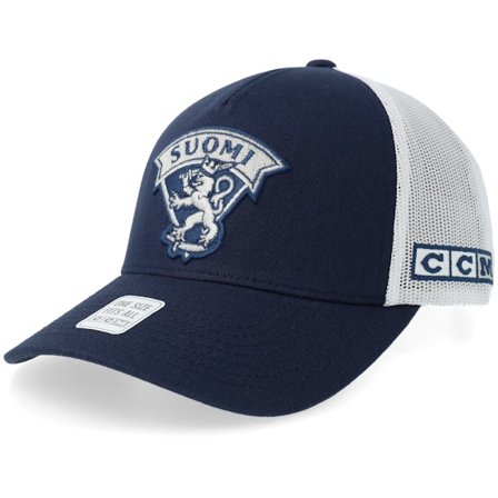 CCM - Blå trucker Caps - Finland Flag Team-frame Trucker @ Hatstore