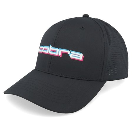 Cobra - Zwart adjustable Cap - 3d Tour Cap Black Adjustable @ Hatstore