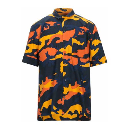 Valentino Camouflage Army Shirt Orange, Herre Polo
