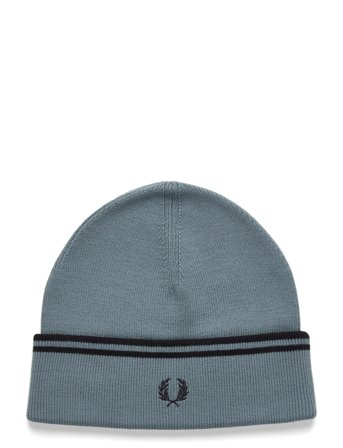 Twin Tipped Merino Wool Beanie Blue Fred Perry