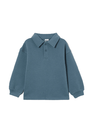 RIKIKI Tröja med krage PUTTE Hoodies & sweatshirts Blå 110/116