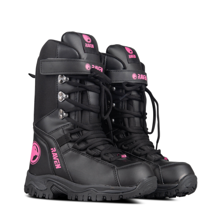 Raven Charge 2.0 WP Skoterkängor Svart/Rosa 36