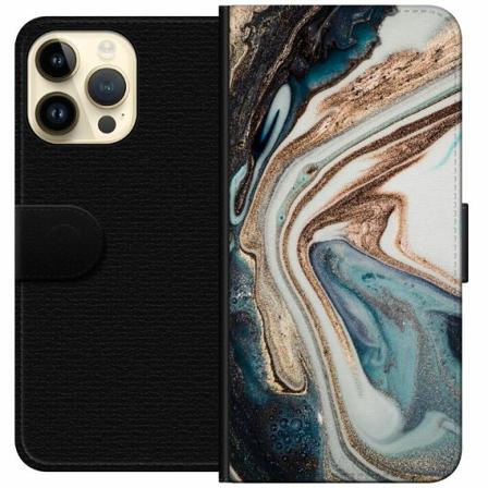Apple Iphone 14 Pro Max Plånboksfodral Mönster