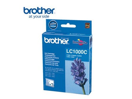 Brother Bläckpatron, LC 1000C, cyan, singelförpackning, LC-1000C - Lyreco - Toner och bläck > Bläckpatroner > Bläckpatroner Brother
