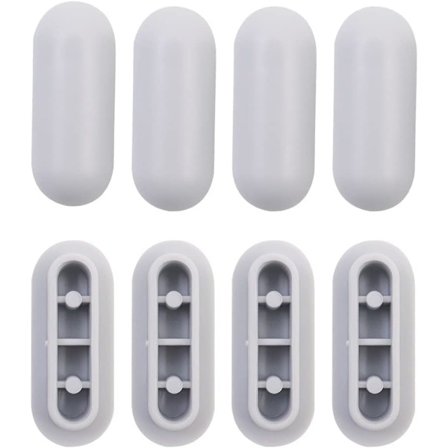 4 stk. Universal Toiletsæde Buffer Buffers Toiletsæde Buffer Kit Plasti