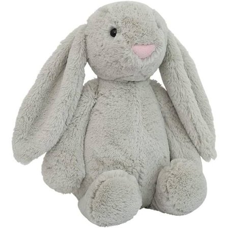 Kaninplysj, myk kosedyrkanin, nydelig kosegave til barn, jenter, gutter (Bonnie Rabbit 40 cm) hvit