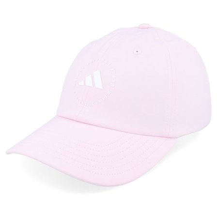 Adidas - Pink unconstructed Czapka Z Daszkiem - W Criscross Hat Pony Tail Clear Pink Dad Cap @ Hatstore