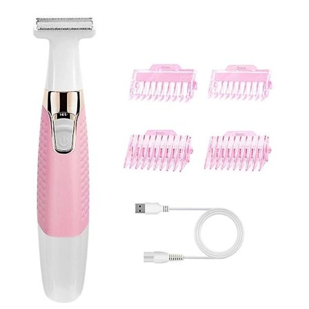 Hårklippare rakapparat trimmer epilator man kvinna rakning (Rosa)