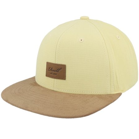 Reell - Beige snapback Cap - Suede Cap Hemp Mini Ripstop Snapback @ Hatstore
