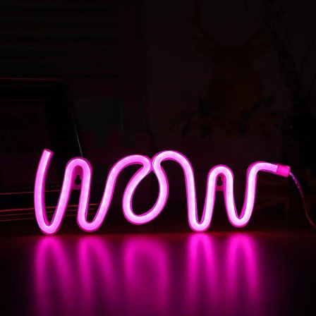 Dekorativa LED-neonljus, Iave Creative Neon Room Decoration Background