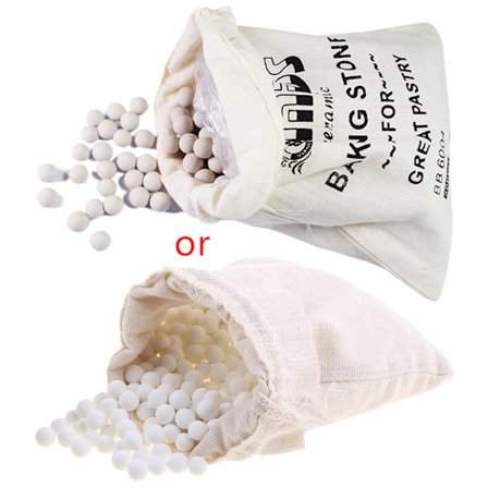 500 g Cordierite Pie Baking Beans Beads Press Stenvægte med opbevaringspose Høj temperatur modstand