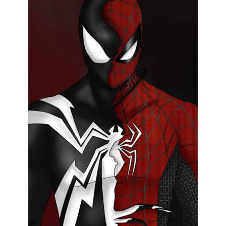 30 x 40 cm, Hämähäkkimies timanttimaalauskirjonta timanttimaalaus